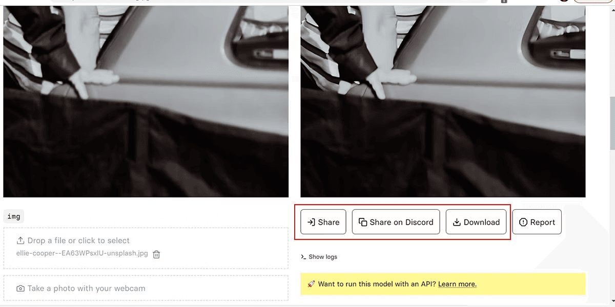 تكبير صورة بالذكاء GFPGAN