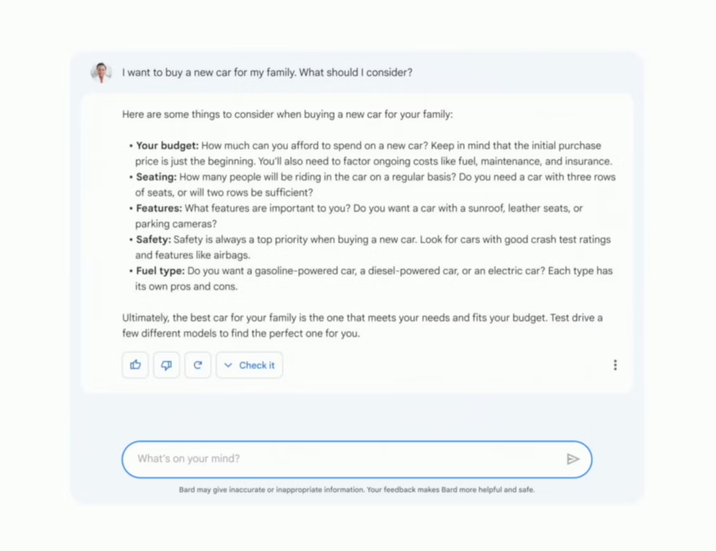 آلية عمل Google Bard 2