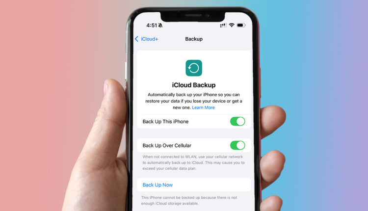 خطوات النسخ الاحتياطي للايفون