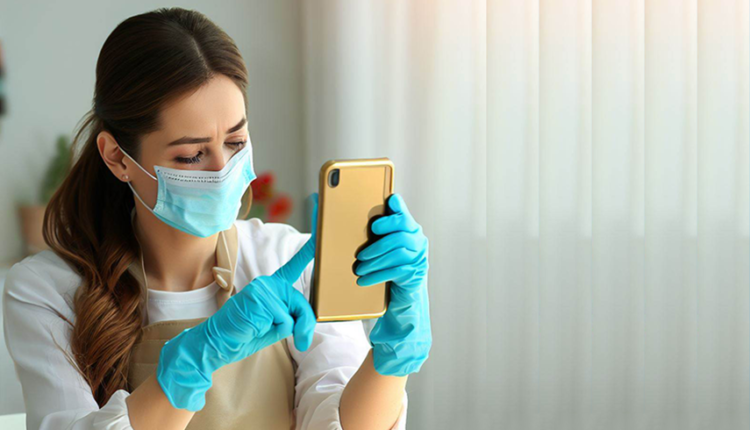 كيفية تعقيم الهاتف وتنظيفه من الجراثيم والبكتيريا HOW-TO-Sanitize-Phone-750x430