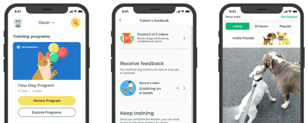 تطبيق Dogo Dog Training & Clicker للأندرويد والـ IOS: