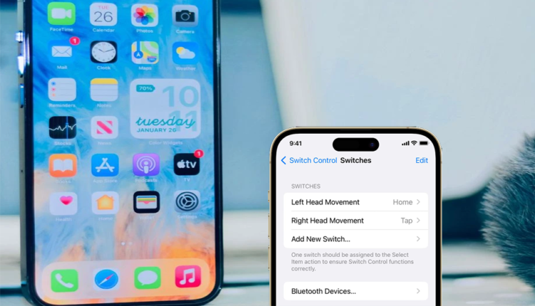 التحكم في ايفون بحركة الرأس