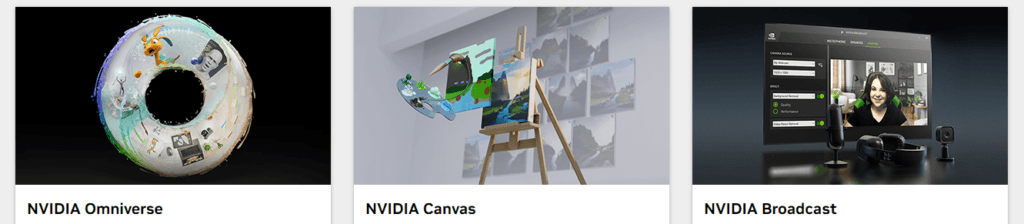 أدوات منصة نفيديا ستوديو NVIDIA Studio