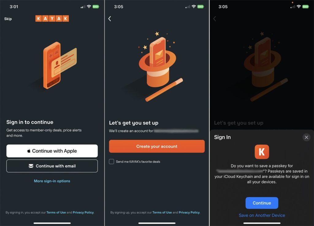 إنشاء Pass Key لموقع ويب