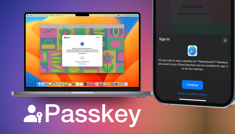 شرح خاصية ابل Passkeys لتسجيل الدخول