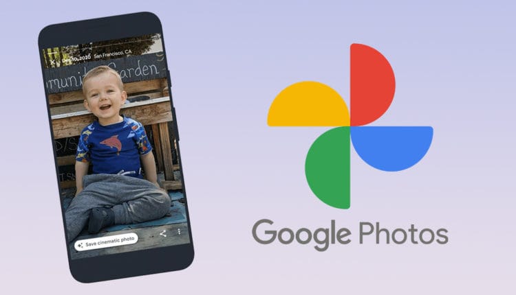 إنشاء صور سينمائية بواسطة Google Photos