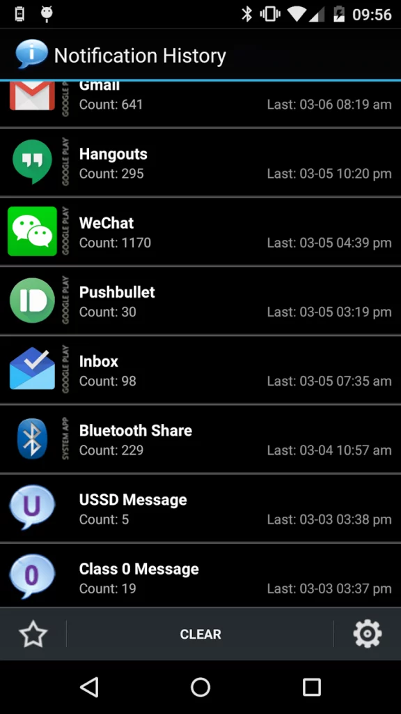 تطبيق Notification History لاسترجاع الإشعارات المحذوفة