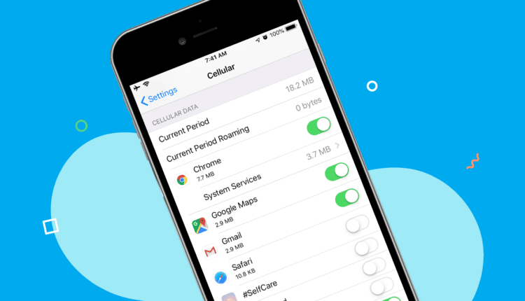 تقليل استهلاك البيانات في الايفون
