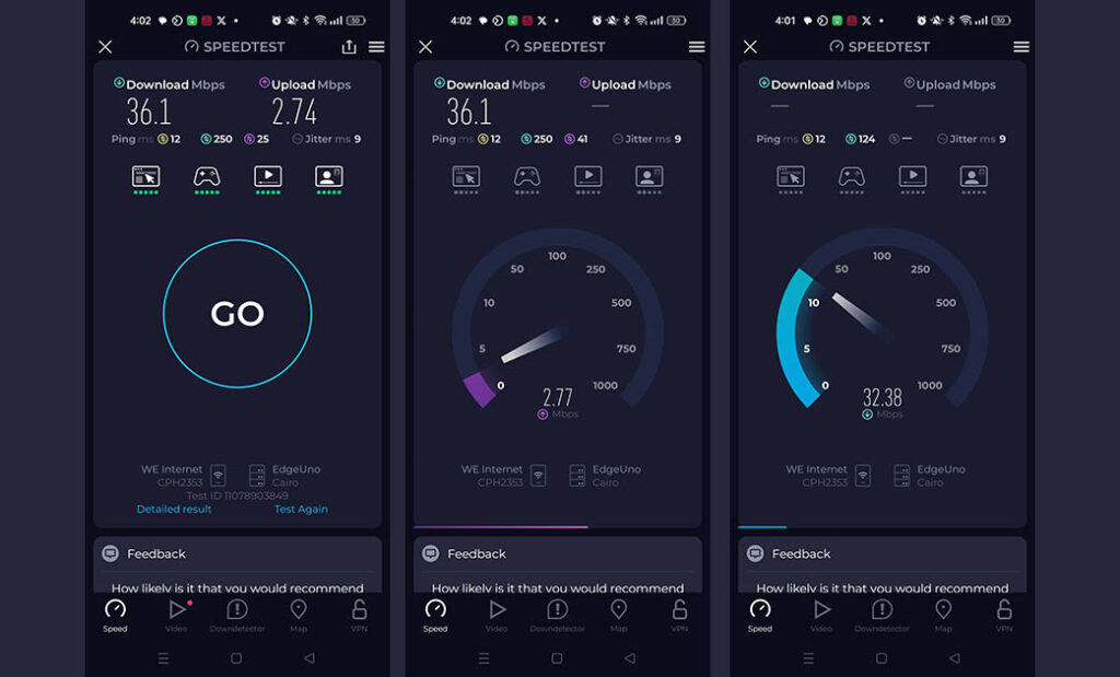 تطبيق Speedtest by Ookla اختبار سرعة الانترنت