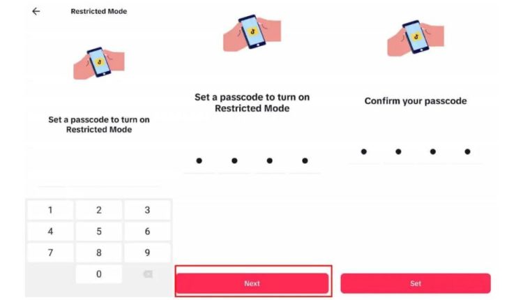 كود تيك توك للوضع المقيد