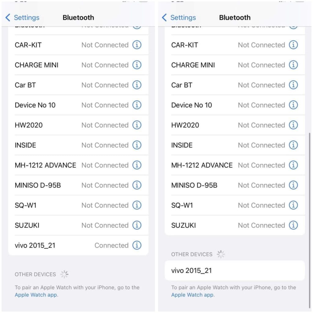 كيفية توصيل سماعة بلوتوث بالايفون