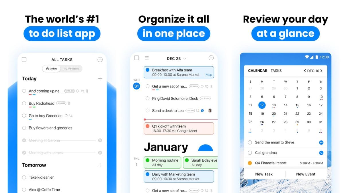 تطبيق Any.do - افضل تطبيقات To Do List