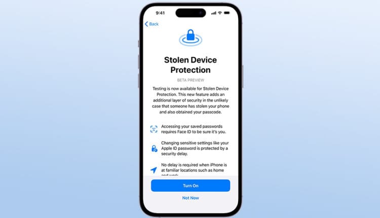 حماية الأجهزة المسروقة للايفون