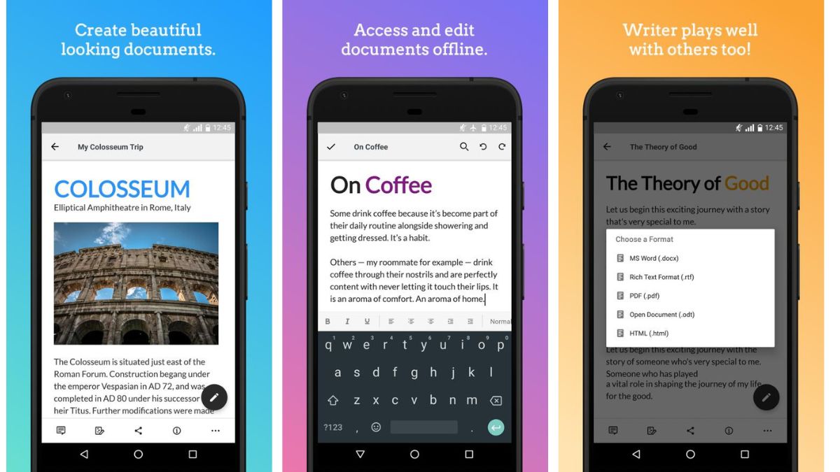 تطبيق Zoho Writer