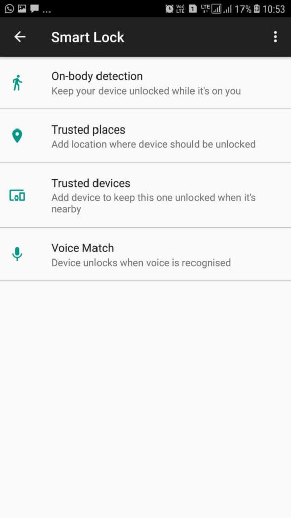 خطوات تعيين قفل الهاتف بالوجه