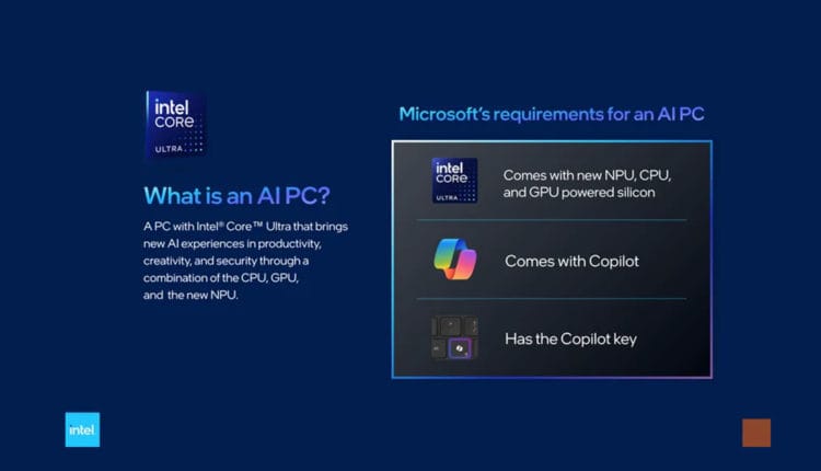متطلبات AI PC حاسوب بالذكاء الاصطناعي