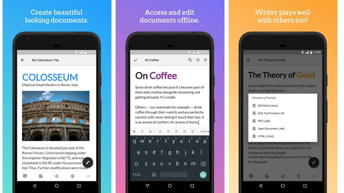 تطبيق Zoho Writer