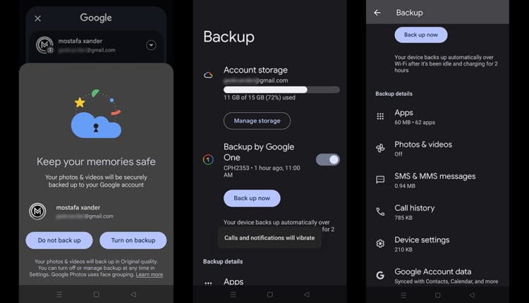 شرح النسخ الاحتياطي للاندرويد
