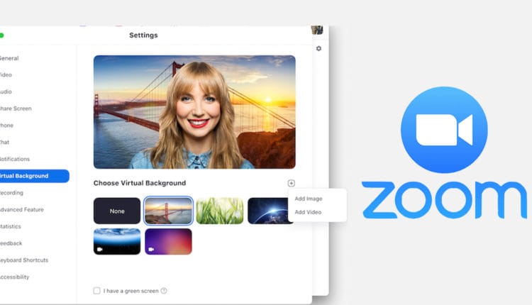تغيير الخلفية على Zoom