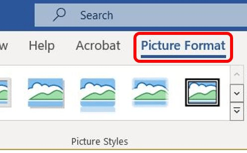تنسيق الصور في وورد (Format Picture)