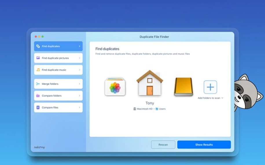 Duplicate File Finder Remover for mac 544