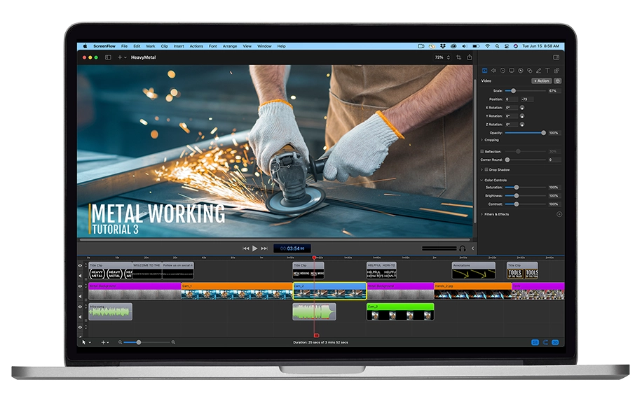 ScreenFlow للماك
