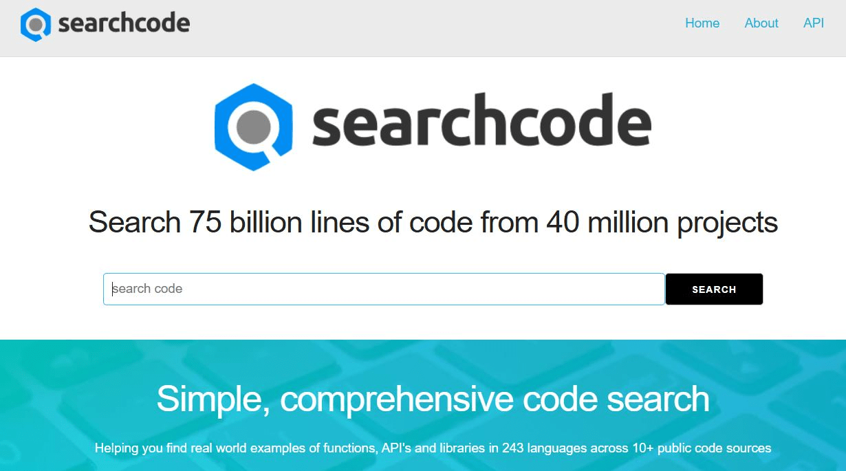 محرك البحث SearchCode