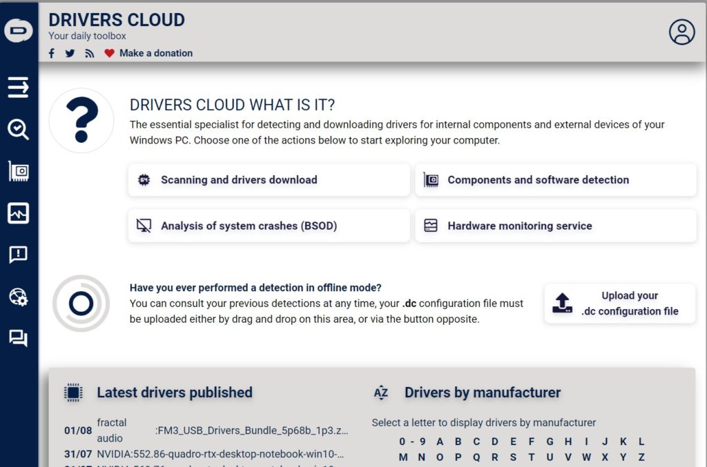 موقع DriversCloud