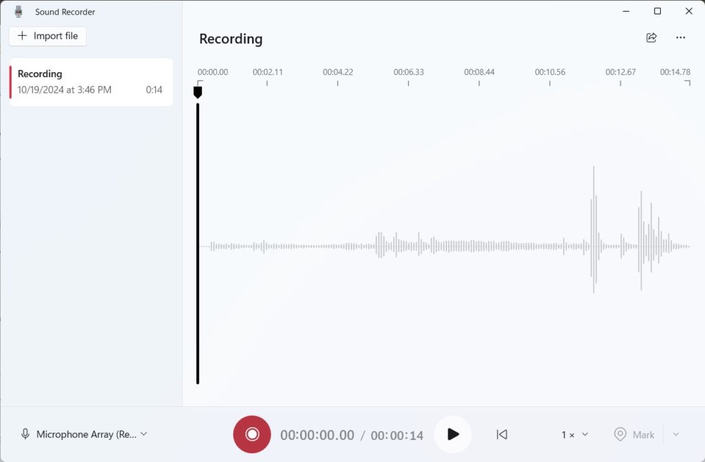 برنامج تسجيل الصوت ويندوز 11