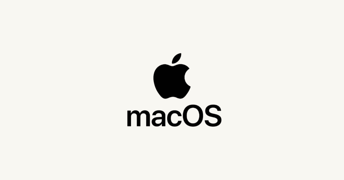 لوغو نظام macOS