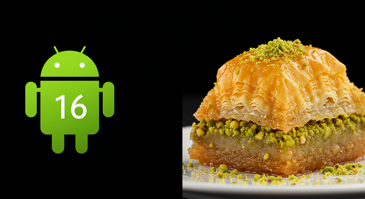 تغيير اسم تحديث Android 16 إلى اسم اصدار البقلاوة Baklava
