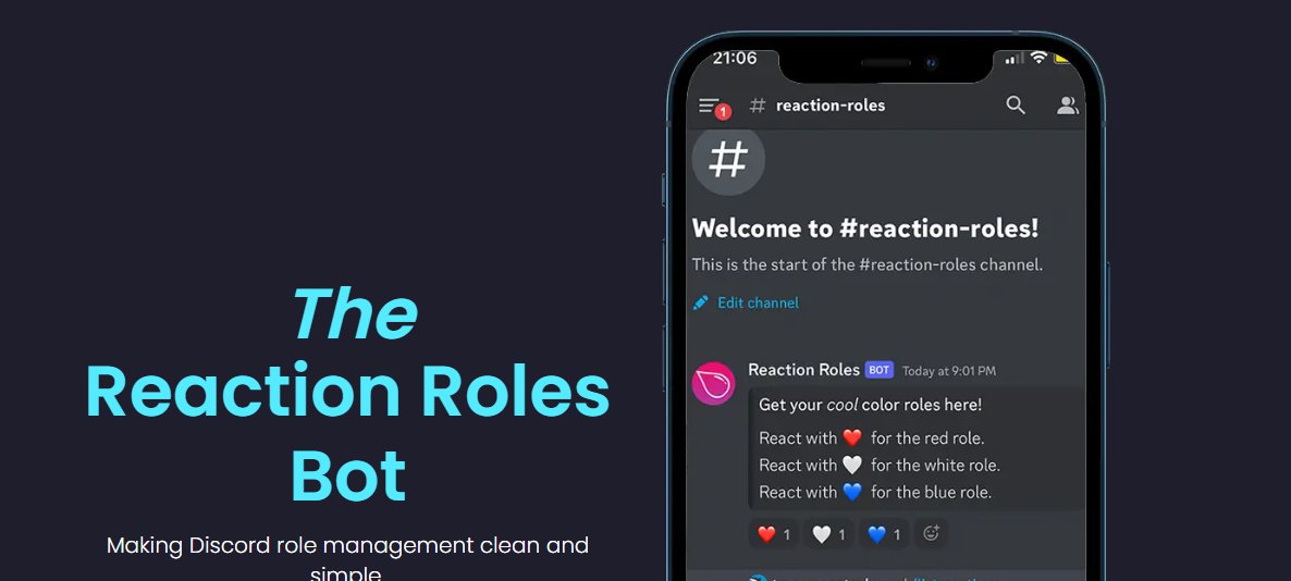بوت Reaction Roles