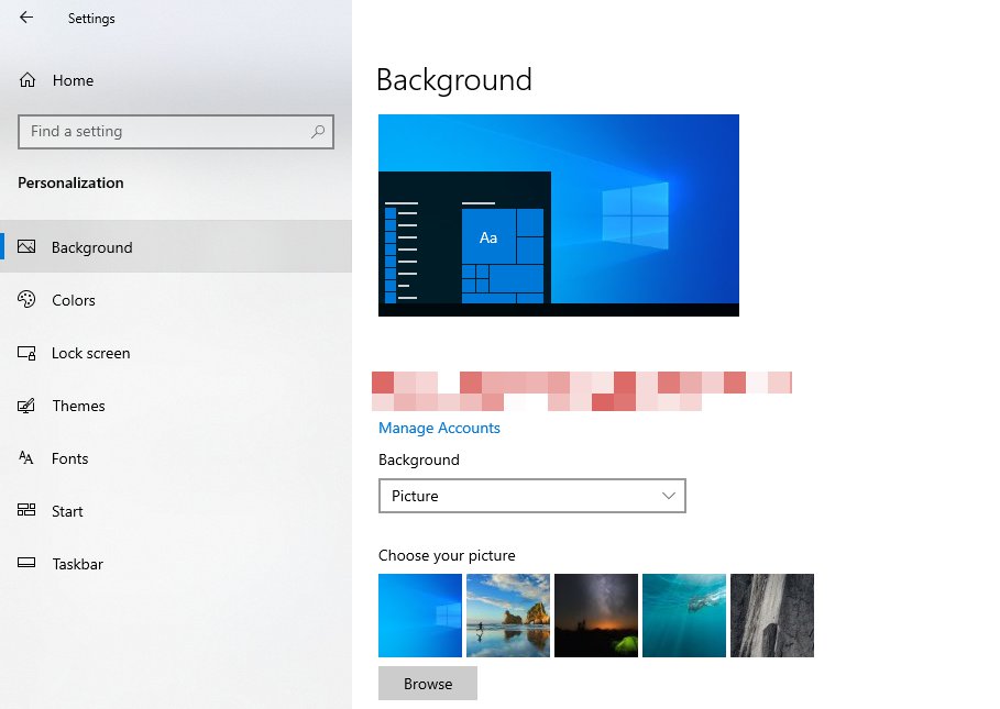تخصيص مظهر النظام