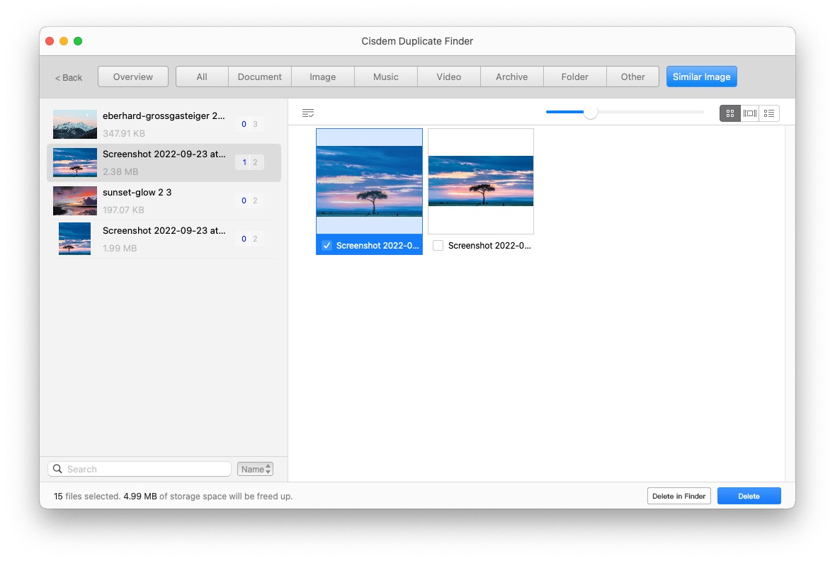 برنامج Cisdem duplicate finder