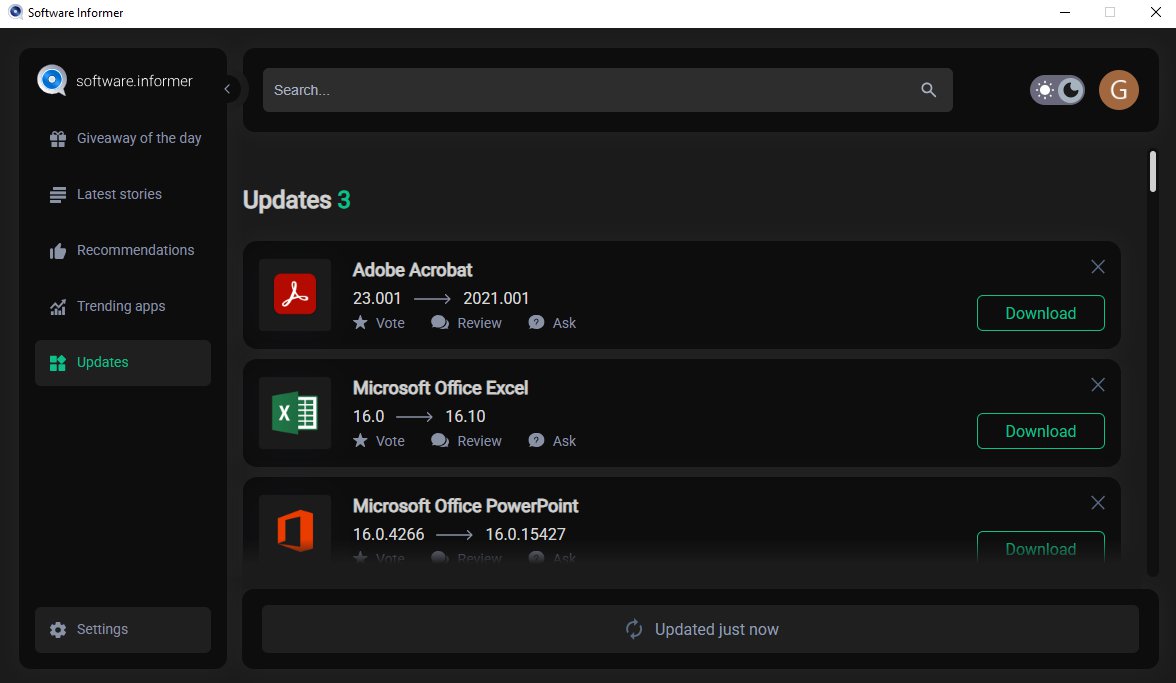 برنامج Software Informer