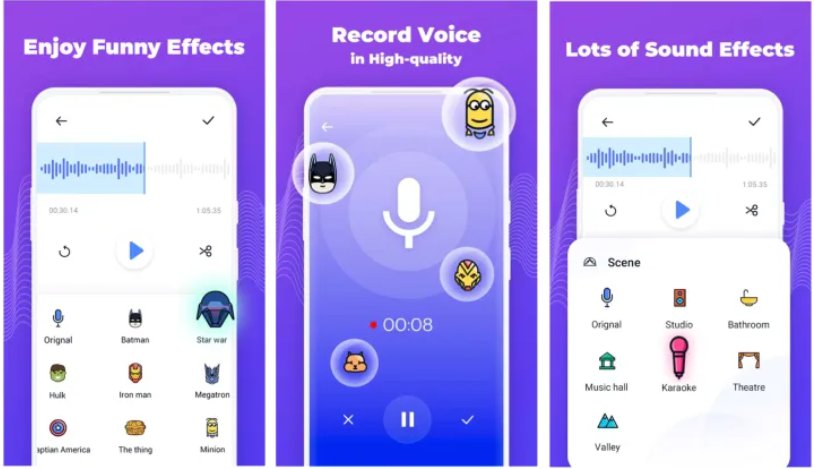 تطبيق Voice Changer – Voice Editor