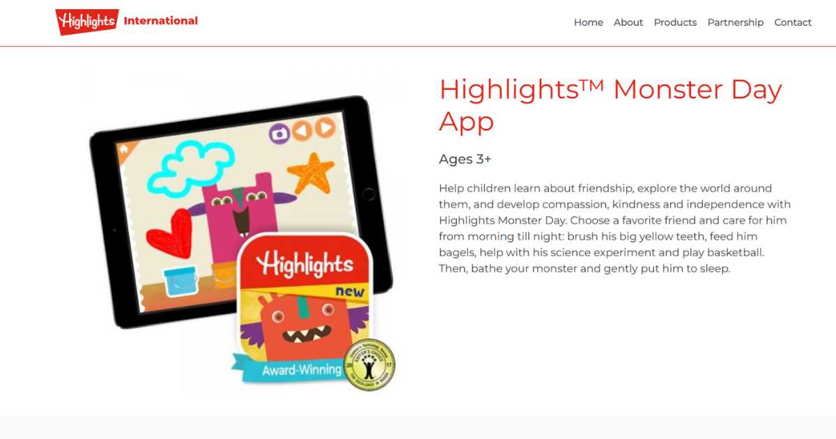 تطبيق Highlights Monster Day