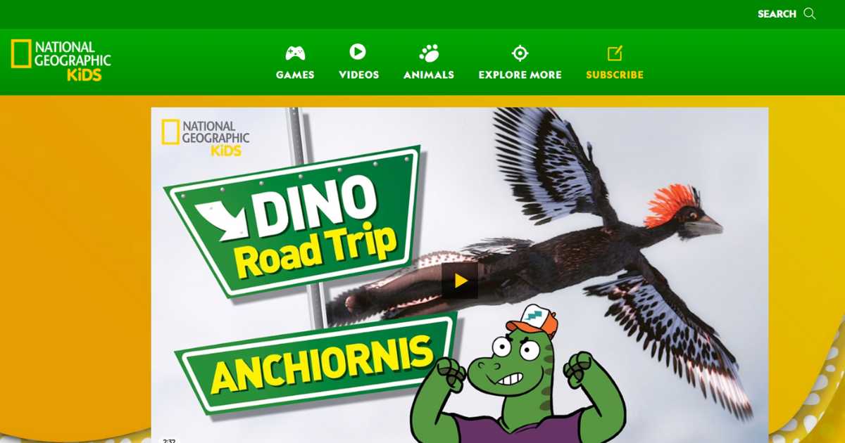 موقع National Geographic Kids: برامج أطفال تعليمية