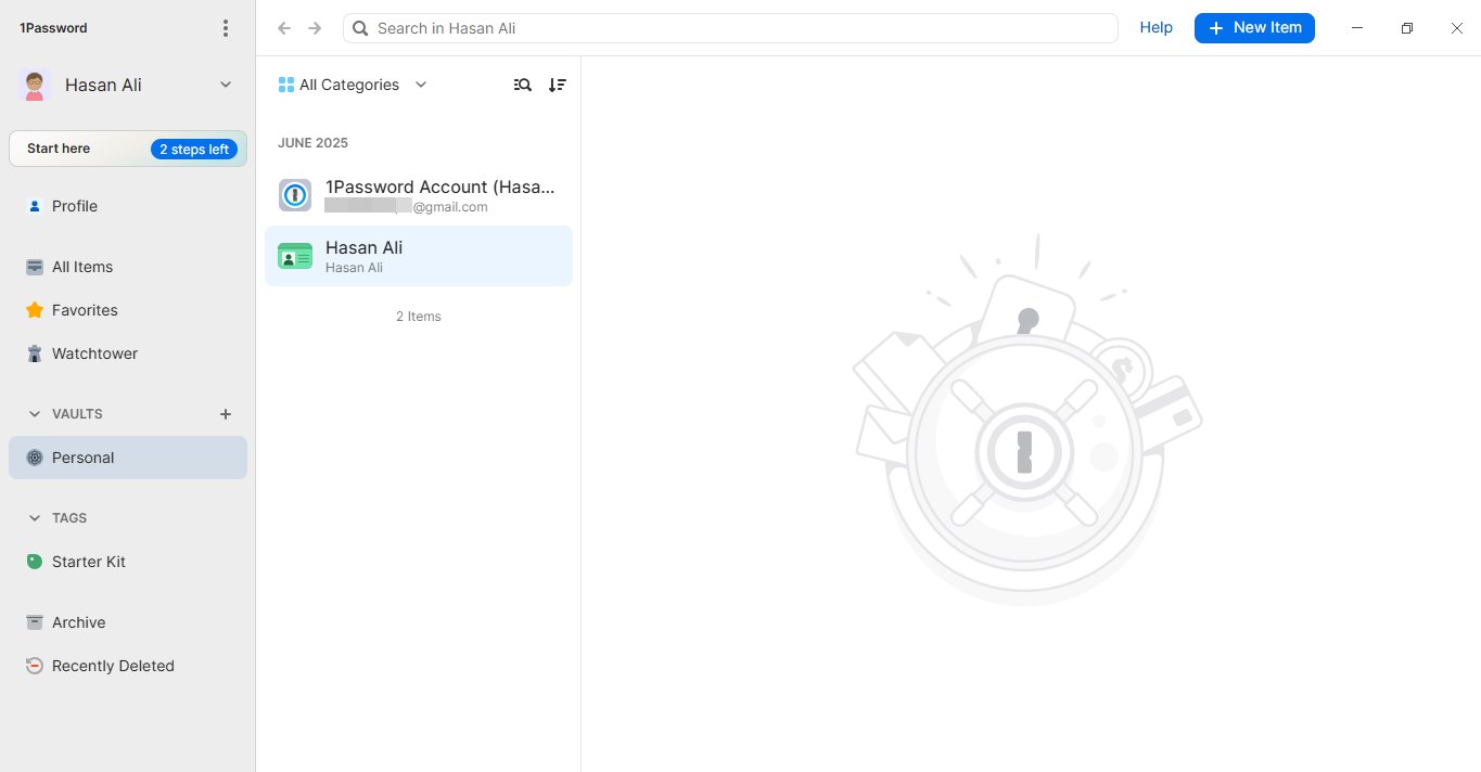 برنامج 1Password