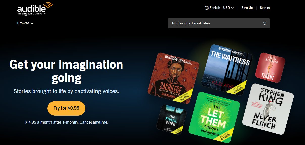موقع Audible