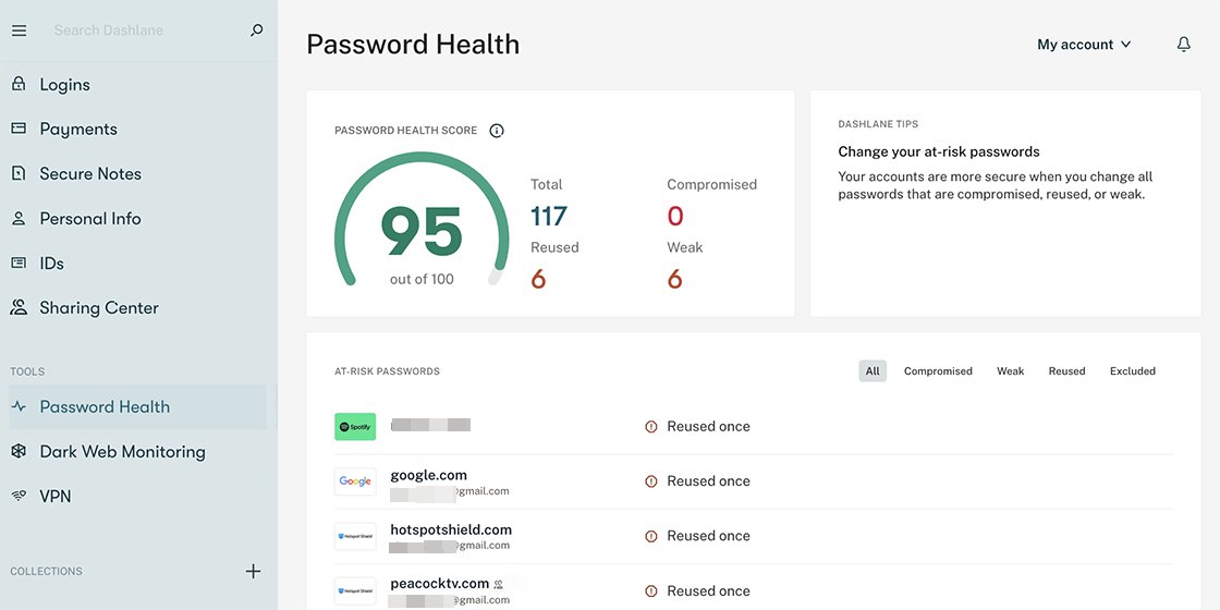برنامج Dashlane