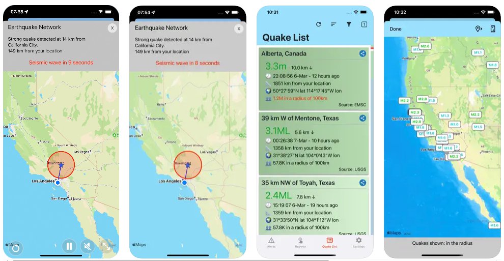 تطبيق Earthquake Network