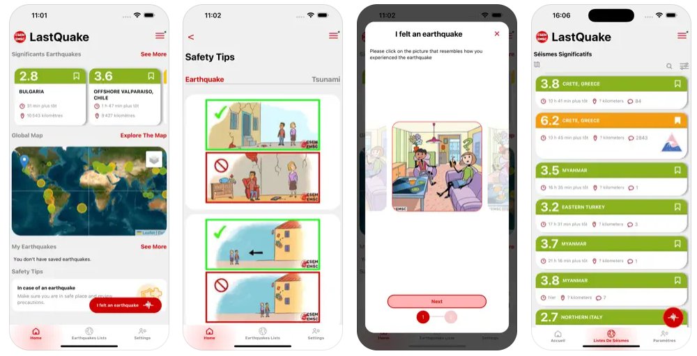 تطبيق LastQuake