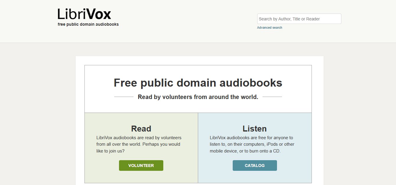 موقع LibriVox