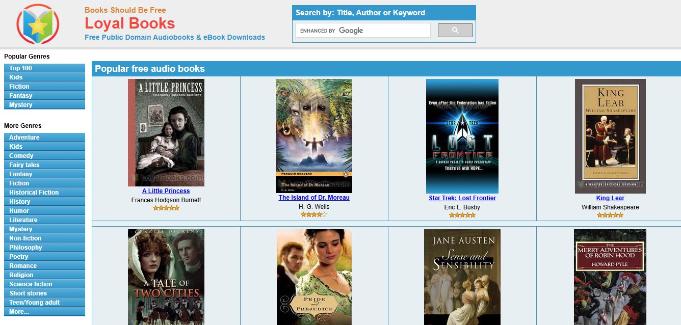 موقع Loyal Books 