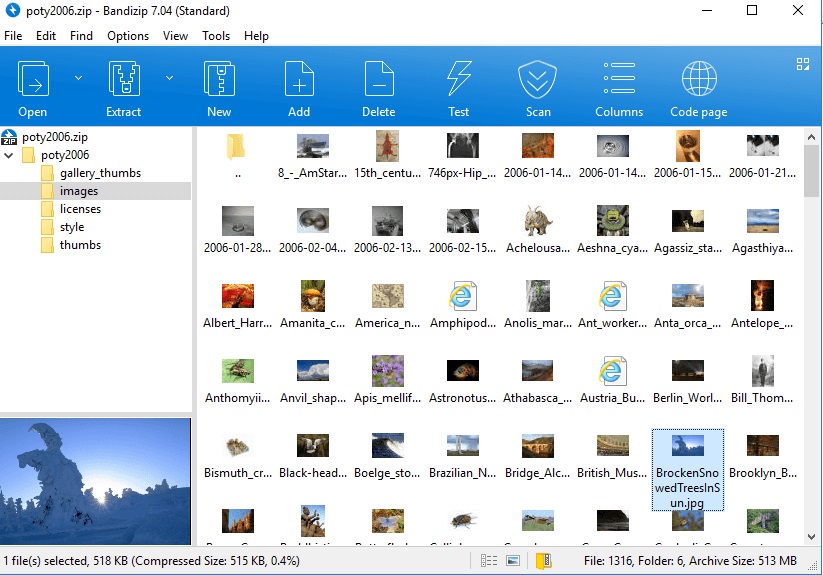 برنامج Bandizip