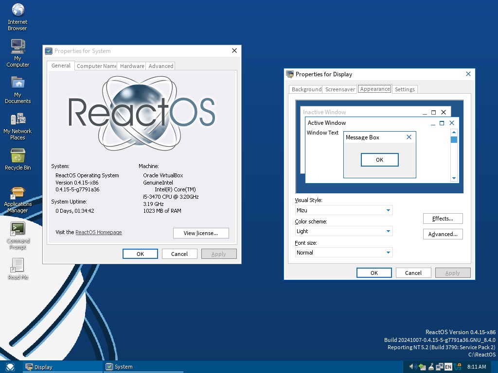 نظام التشغيل ReactOS