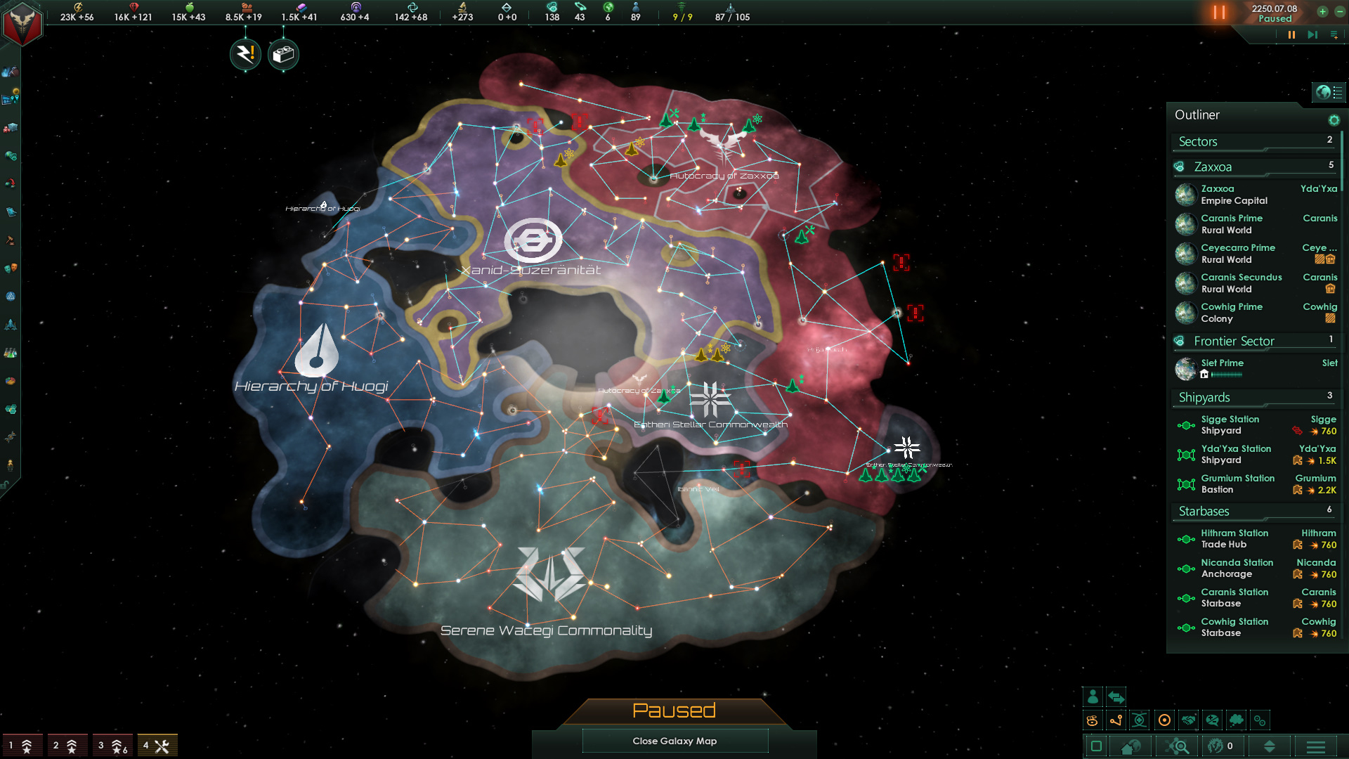 لعبة Stellaris: Galactic Supremacy