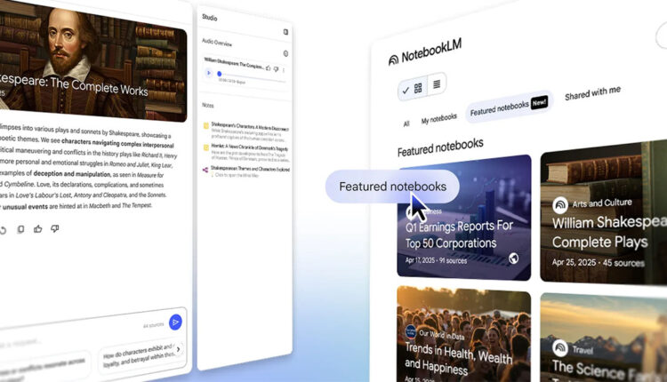 تحديث NotebookLM من جوجل يجلب "الدفاتر المميزة"