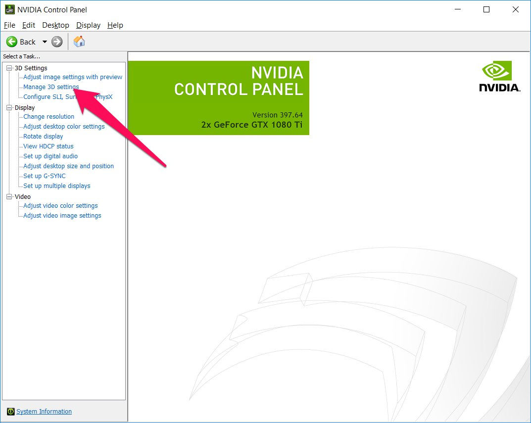 أفضل إعدادات لوحة تحكم NVIDIA للأداء ولـِ زيادة الفريمات وتسريع الألعاب